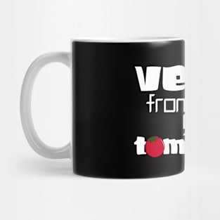 vegan from my head tomatoes Mug